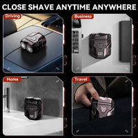 Waterproof Rechargeable Portable Shaver with Multi-Functional Display