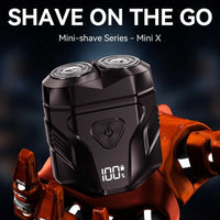 Waterproof Rechargeable Portable Shaver with Multi-Functional Display
